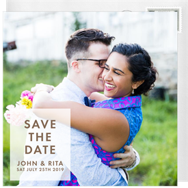 'Full Photo' Wedding Save the Date