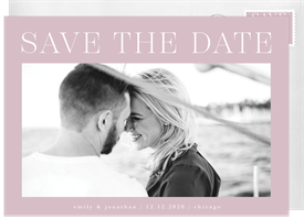 'Clean And Simple' Wedding Save the Date