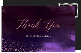 'Ethereal' Wedding Thank You Note