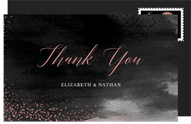 'Ethereal' Wedding Thank You Note