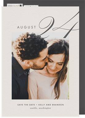 'Our Big Day' Wedding Save the Date