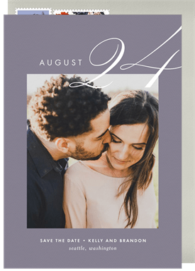 'Our Big Day' Wedding Save the Date