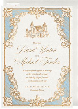 'Once Upon A Time' Wedding Invitation