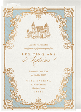 'Once Upon A Time' Kids Birthday Invitation