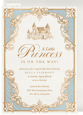 'Once Upon A Time' Baby Shower Invitation