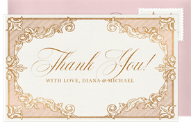 'Once Upon A Time' Wedding Thank You Note