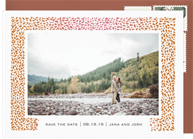 'Petal Frame' Wedding Save the Date