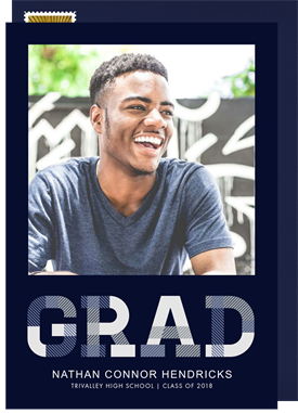 'Bold Grad' Graduation Announcement