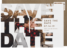 'Bold Type' Wedding Save the Date