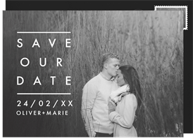 'Forever Yours' Wedding Save the Date