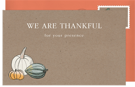 'A Sweet Thanksgiving' Thanksgiving Thank You Note