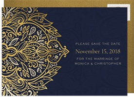 'Arabesque Style' Wedding Save the Date