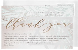 'Called To The Torah' Bat Mitzvah Thank You Note