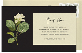 'Southern Magnolia' Wedding Thank You Note
