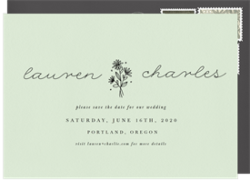 'Sweet Blossom Accent' Wedding Save the Date