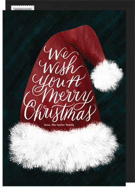 'Santa Hat' Holiday Greetings Card