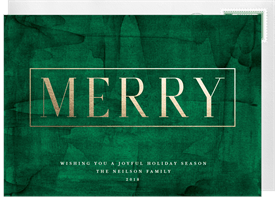 'Simply Merry' Holiday Greetings Card