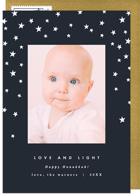 'Celestial' Hanukkah Card