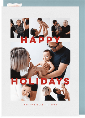 'Stanza' Holiday Greetings Card