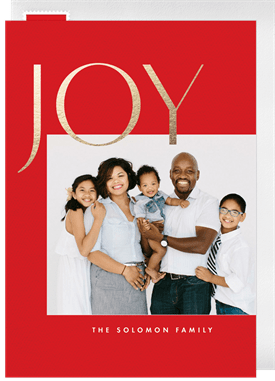 'Timeless Joy' Holiday Greetings Card