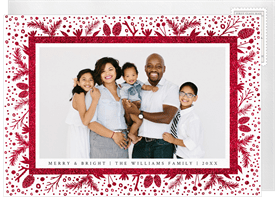 'Adorned Frame' Holiday Greetings Card