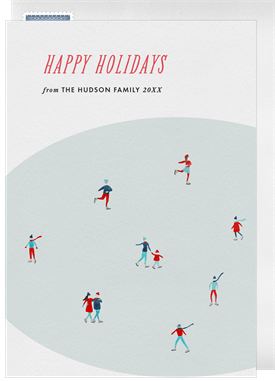 'Frozen Lake' Holiday Greetings Card
