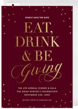 'Be Giving' Gala Save the Date