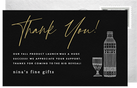 'Cheers to You' Happy Hour Thank You Note