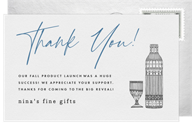 'Cheers to You' Happy Hour Thank You Note