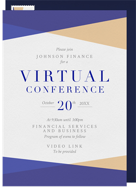 'Color Duo' Virtual Events Invitation