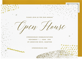 'Dots and Dashes' Open House Invitation