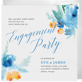 'In Full Bloom' Party Invitation