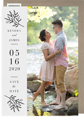 'Branches' Wedding Save the Date