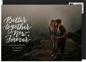 'Now and Forever' Wedding Save the Date