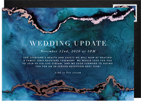 'Enthralled' Wedding Updates Invitation