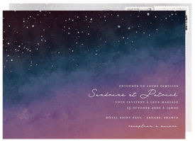 'Night Sky' Wedding Invitation