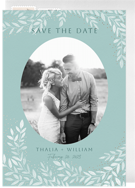 'Delicate Vines' Wedding Save the Date