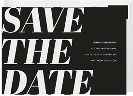 'To Have and To Hold' Wedding Save the Date