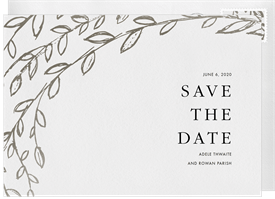 'Willow Bough' Wedding Save the Date