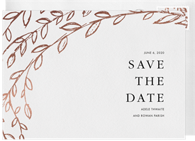 'Willow Bough' Wedding Save the Date