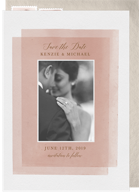 'Perfectly Romantic' Wedding Save the Date