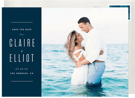 'Adrift' Wedding Save the Date