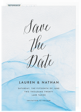 'Ethereal Beauty' Wedding Save the Date