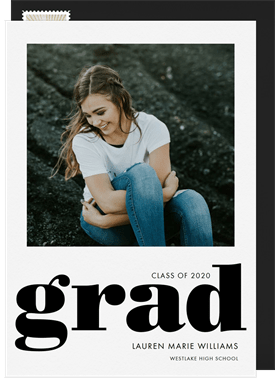 'Squared Away' Graduation Announcement