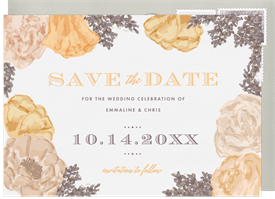 'Country Union' Wedding Save the Date