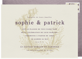 'Castle Mountain' Wedding Invitation