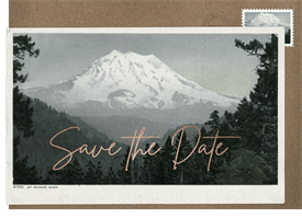 'Mt. Rainier' Wedding Save the Date