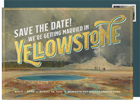 'Yellowstone' Wedding Save the Date
