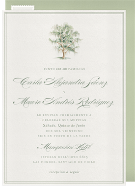 'Congaree' Wedding Invitation