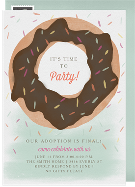 'Donut Party' Party Invitation